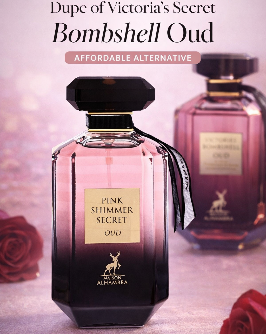 Pink Shimmer Secret Oud 100ml EDP Maison Alhambra