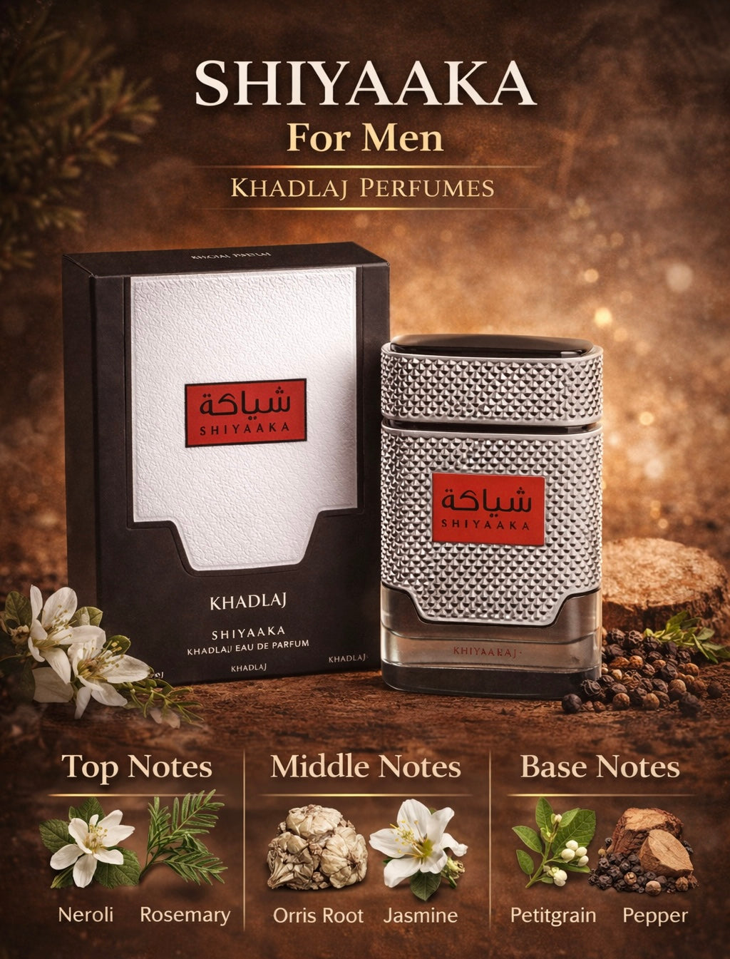Shiyaaka For MEN 100ml EDP
