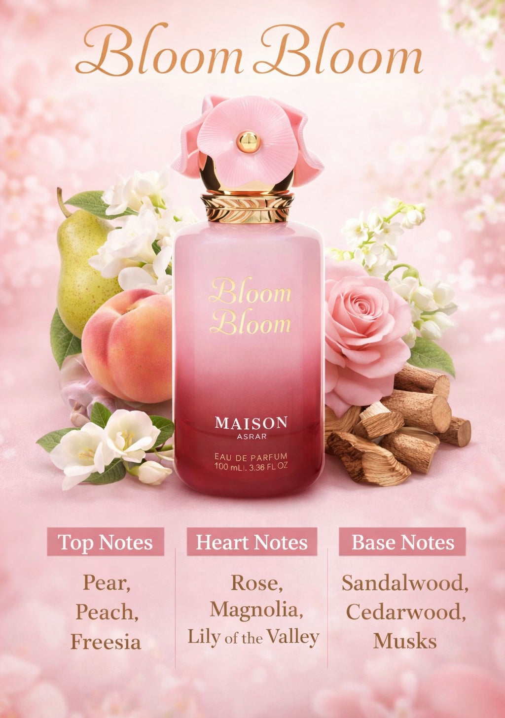 BLOOM BLOOM 100ml BY MAISON ASRAR