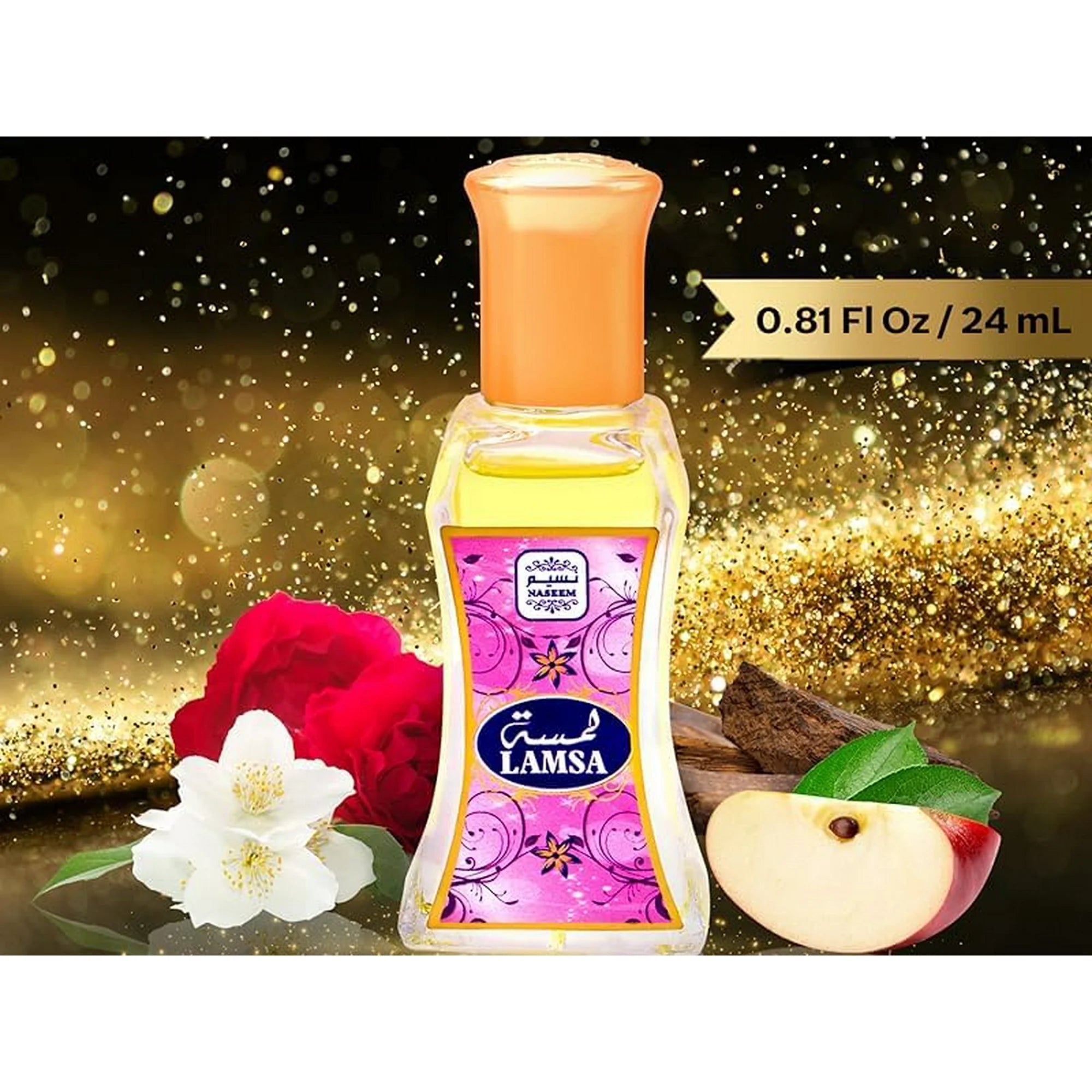 LAMSA Roll On Perfume Oil 24ml for Women