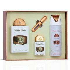 Vintage Radio by Lattafa Giftset